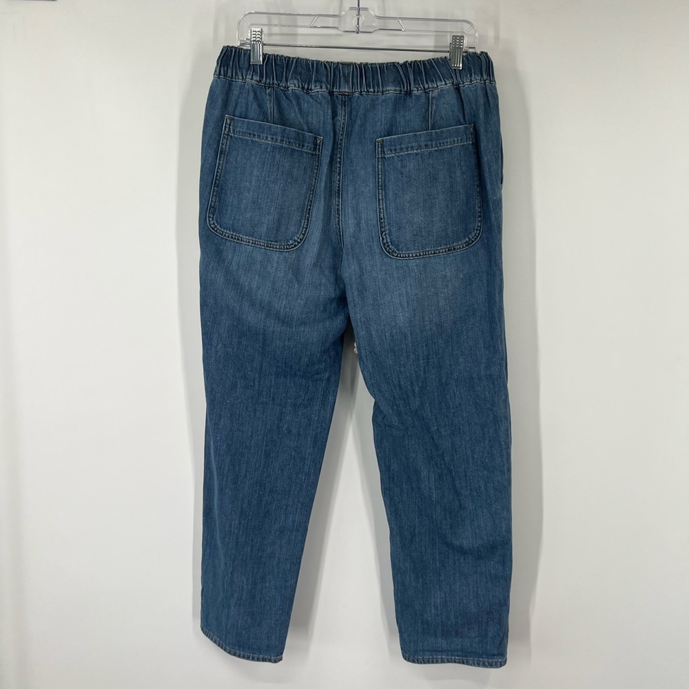 J. Crew Factory Denim Drawstring Pants High Rise - Picture 5 of 8